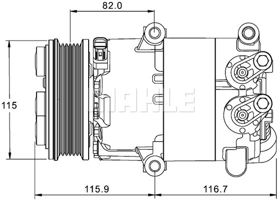 Airco Compressor Ford